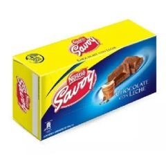 CAJA DE CHOCOLATE SAVOY DE LECHE 5 UNID 130GR