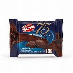 CHOCOLATE SAVOY 75 ANIVERSARIO CHOCOLATE OSCURO CHOCOLATE SAVOY OSCURO 75 AÑOS 100GR