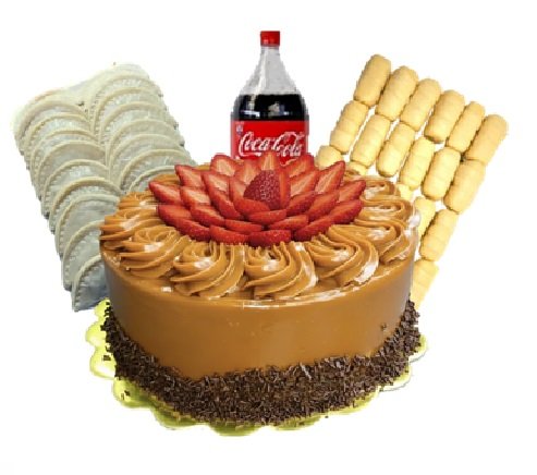 COMBO TORTA DE AREQUIPE CON FRESA