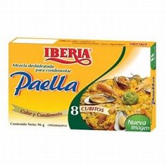 CUBITO PAELLA IBERIA 8 UNID