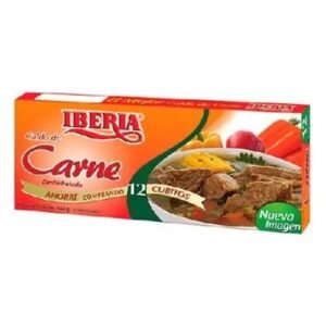 CUBITO DE CALDO DE CARNE IBERIA 12UNID