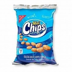 GALLETAS MINI CHIPS 180GR