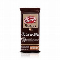 CHOCOLATE OSCURO PARA POSTRES SAVOY 55% 200GR