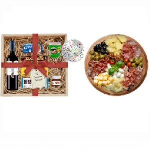 Regalo de Cumpleaños con Tabla de Embutidos #2