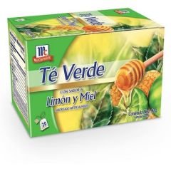 TÉ VERDE CON LIMÓN Y MIEL MCCORMICK 20 BOLSITAS