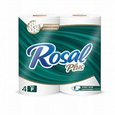 PAPEL HIGUIENICO ROSAL PLUS 215 HOJAS