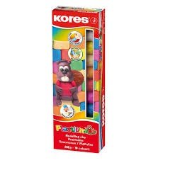 PLASTILINA KORES 10 UNID