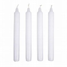 VELAS BLANCAS 4 UNID