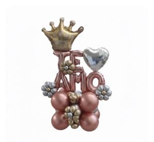 GLOBO TE AMO ROSADO PEQUEÑO