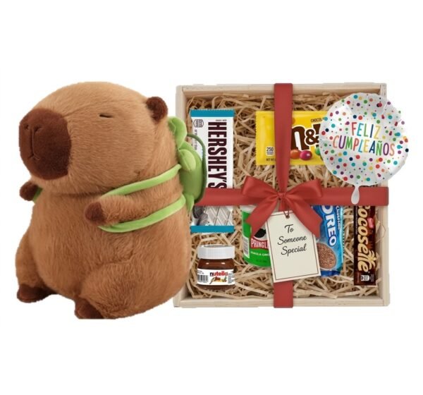 REGALO #6 CAPIBARA CON BOLSO DE TORTUGA